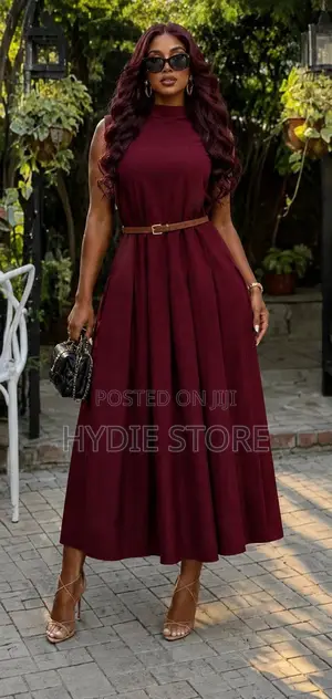 Girls Sleeveless Cotton Long Dress