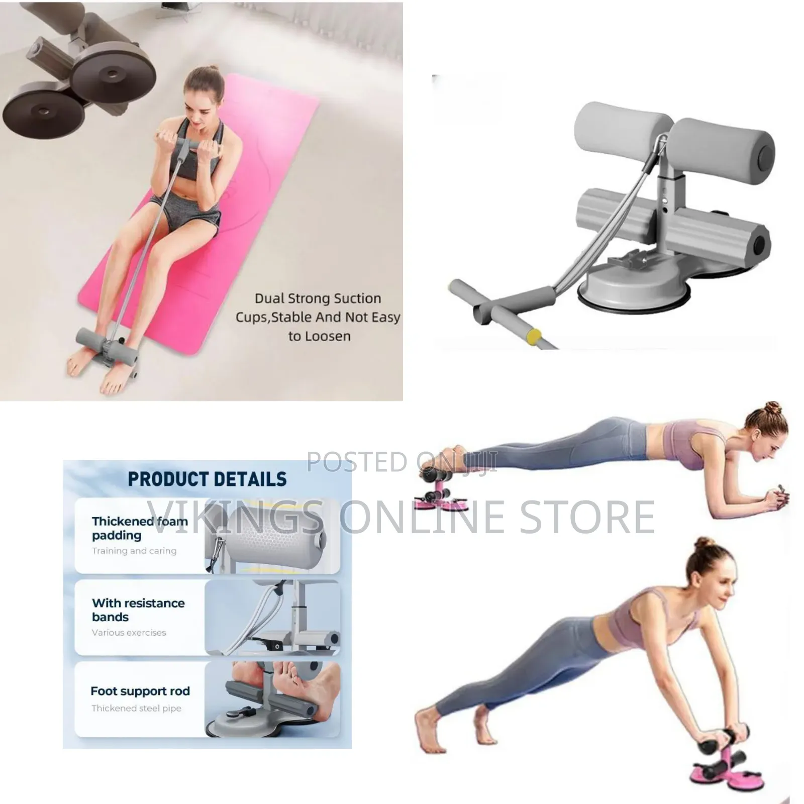 Sit Up Exercise Equipment Ab Training Auxiliary Device, Update Double