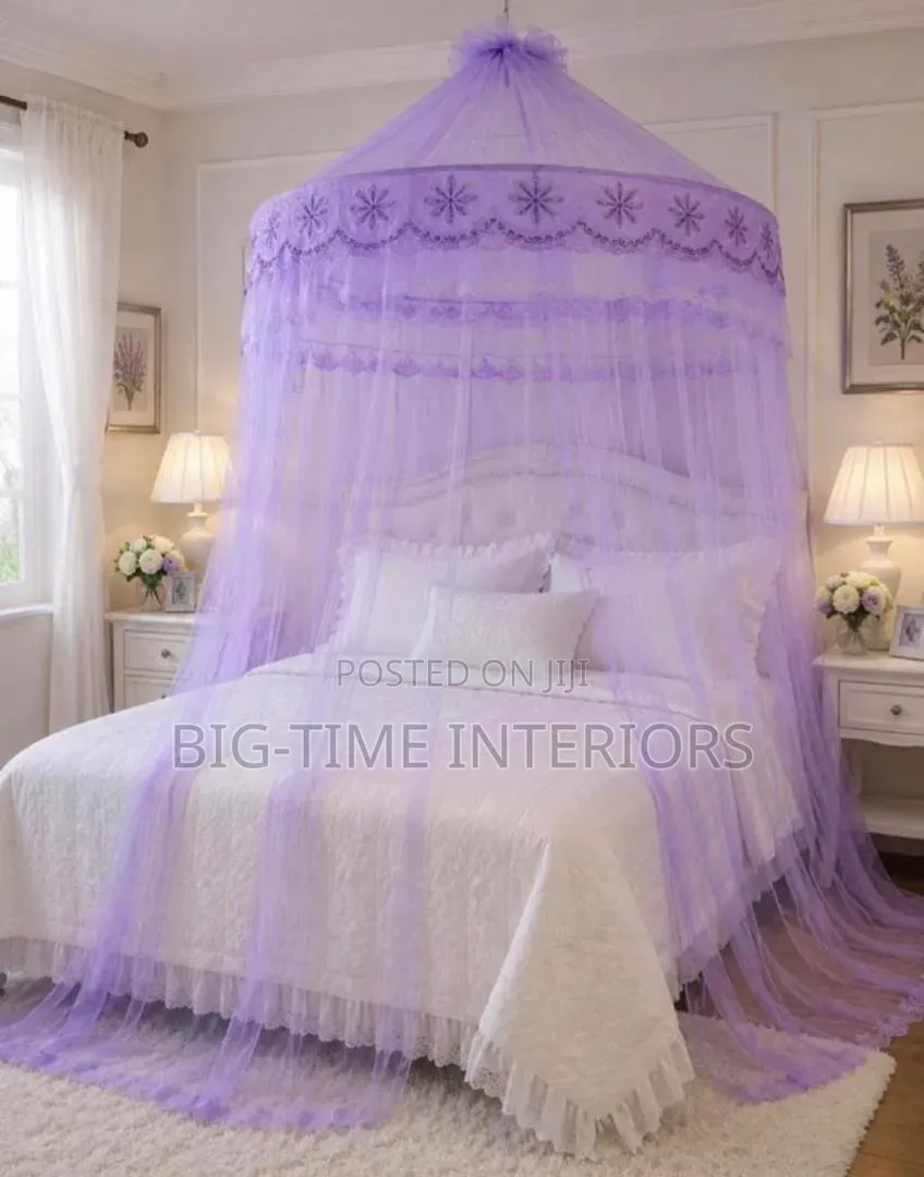 Big Purple Super Round Free Size Net for Deckers and Kingsize Beds