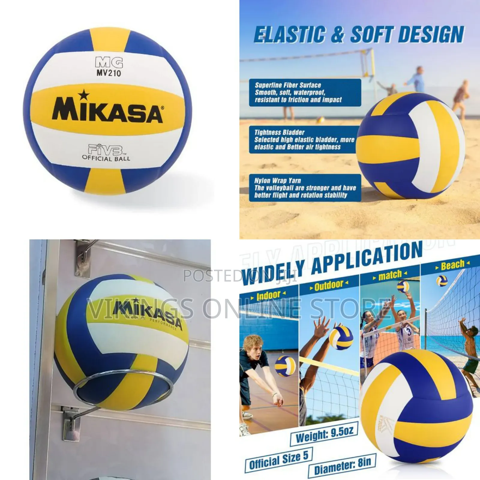 Volleyball Official Size 5 Soft Sand Volley Ball Indoor Outdoor Pool