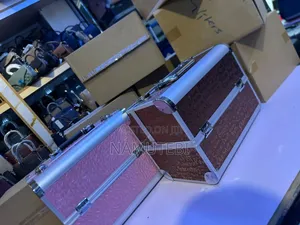 Makeup Kit ~ Cosmetic Box Are Now Available in Pink and Brown