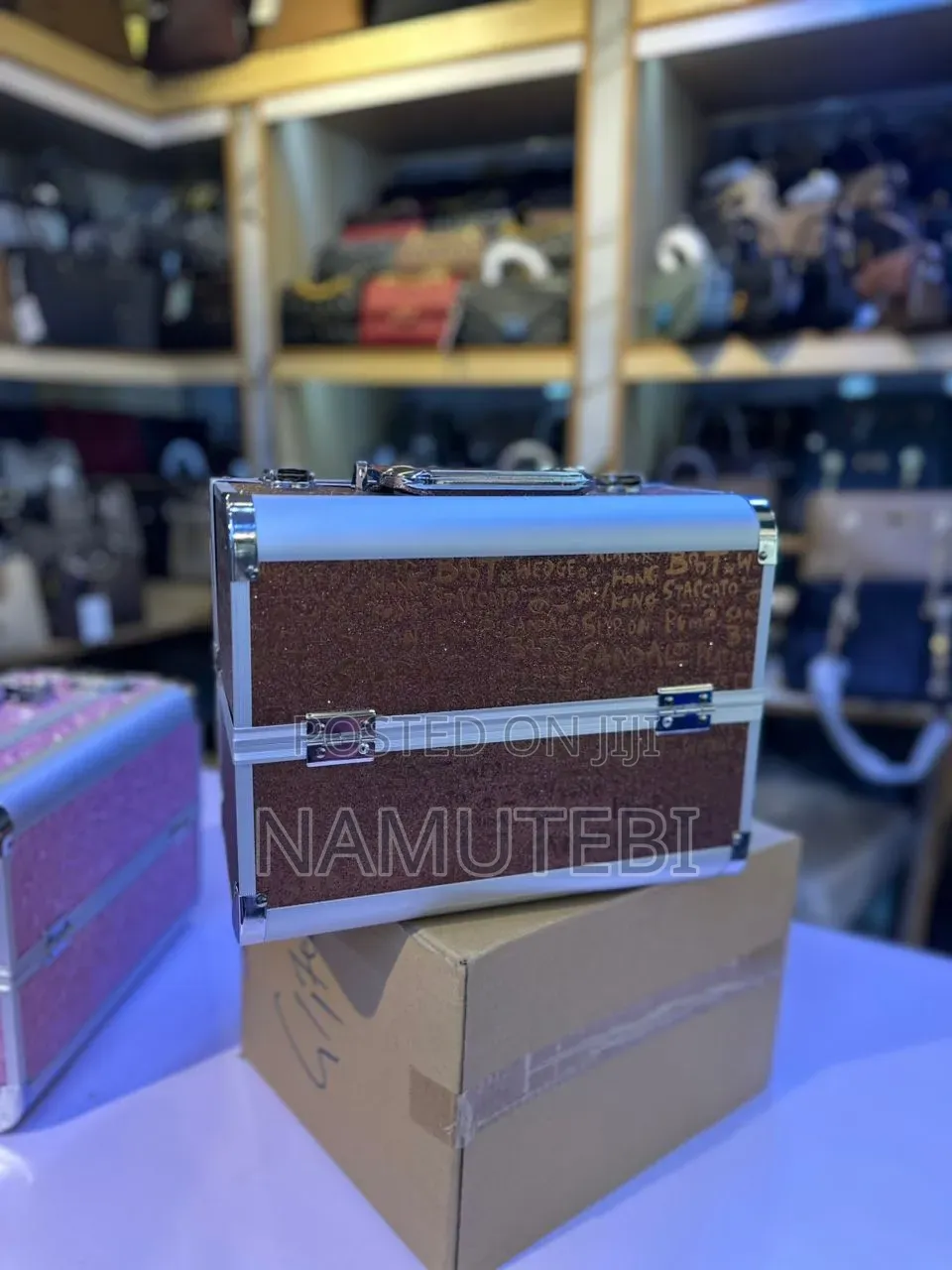 Makeup Kit ~ Cosmetic Box Are Now Available in Pink and Brown