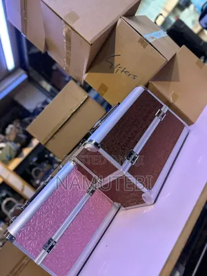 Makeup Kit ~ Cosmetic Box Are Now Available in Pink and Brown