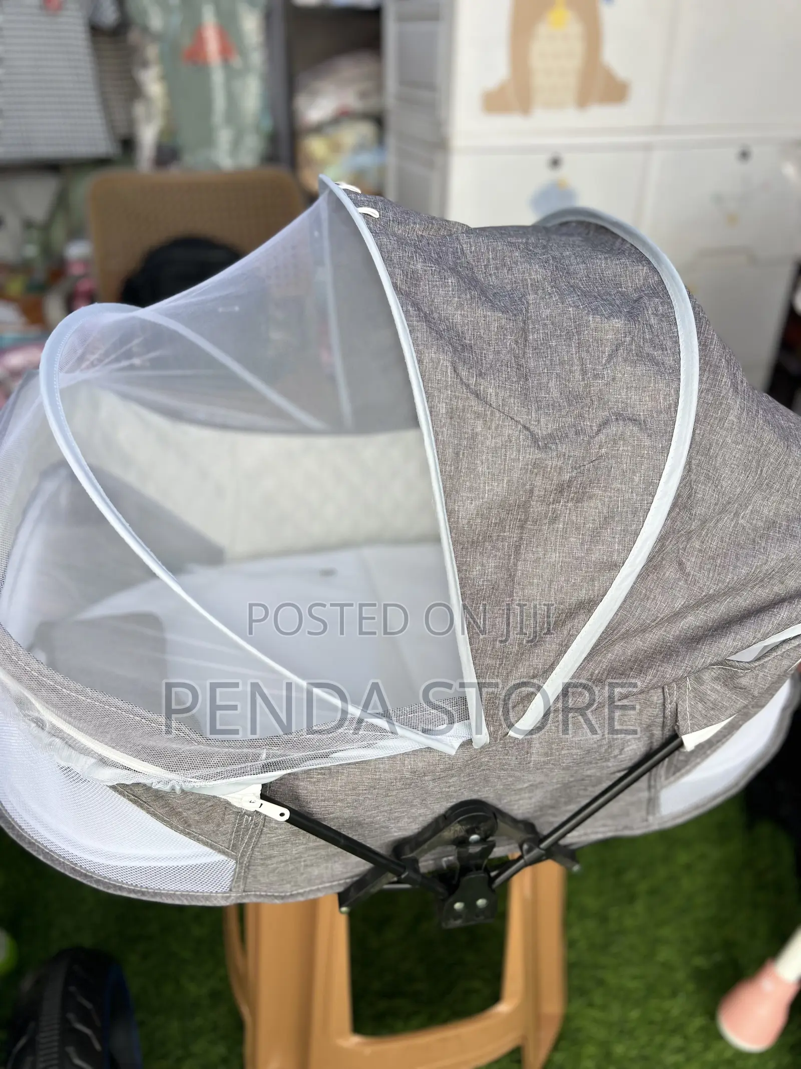 Portable Baby Travel Bed With Mosquito Net – Newborn Pearl Haven