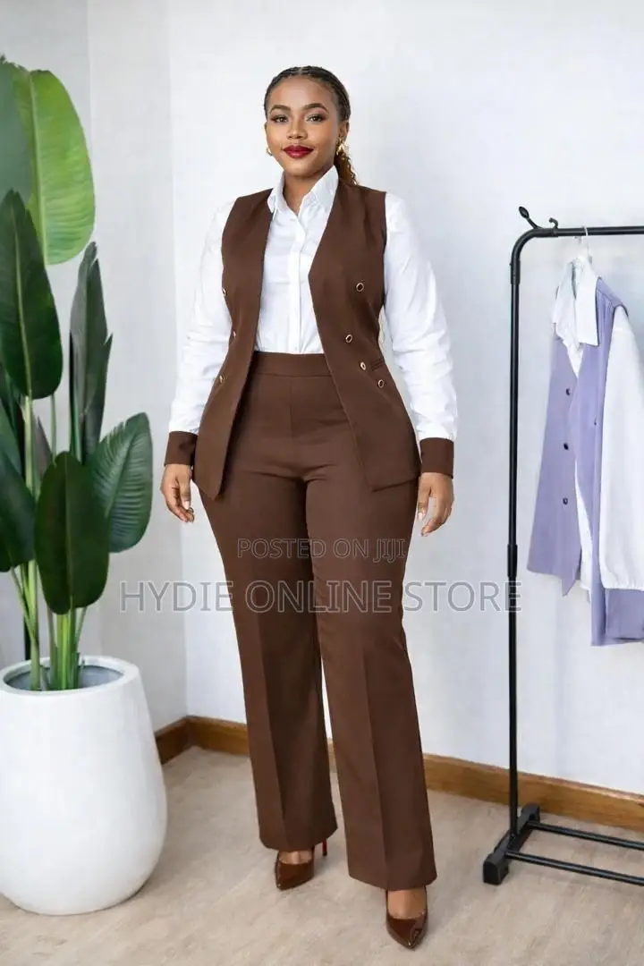 Bold Power Look Maroon and White