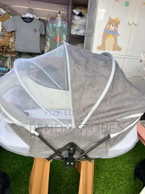 Portable Baby Travel Bed With Mosquito Net – Infant Cozy Travel Bed