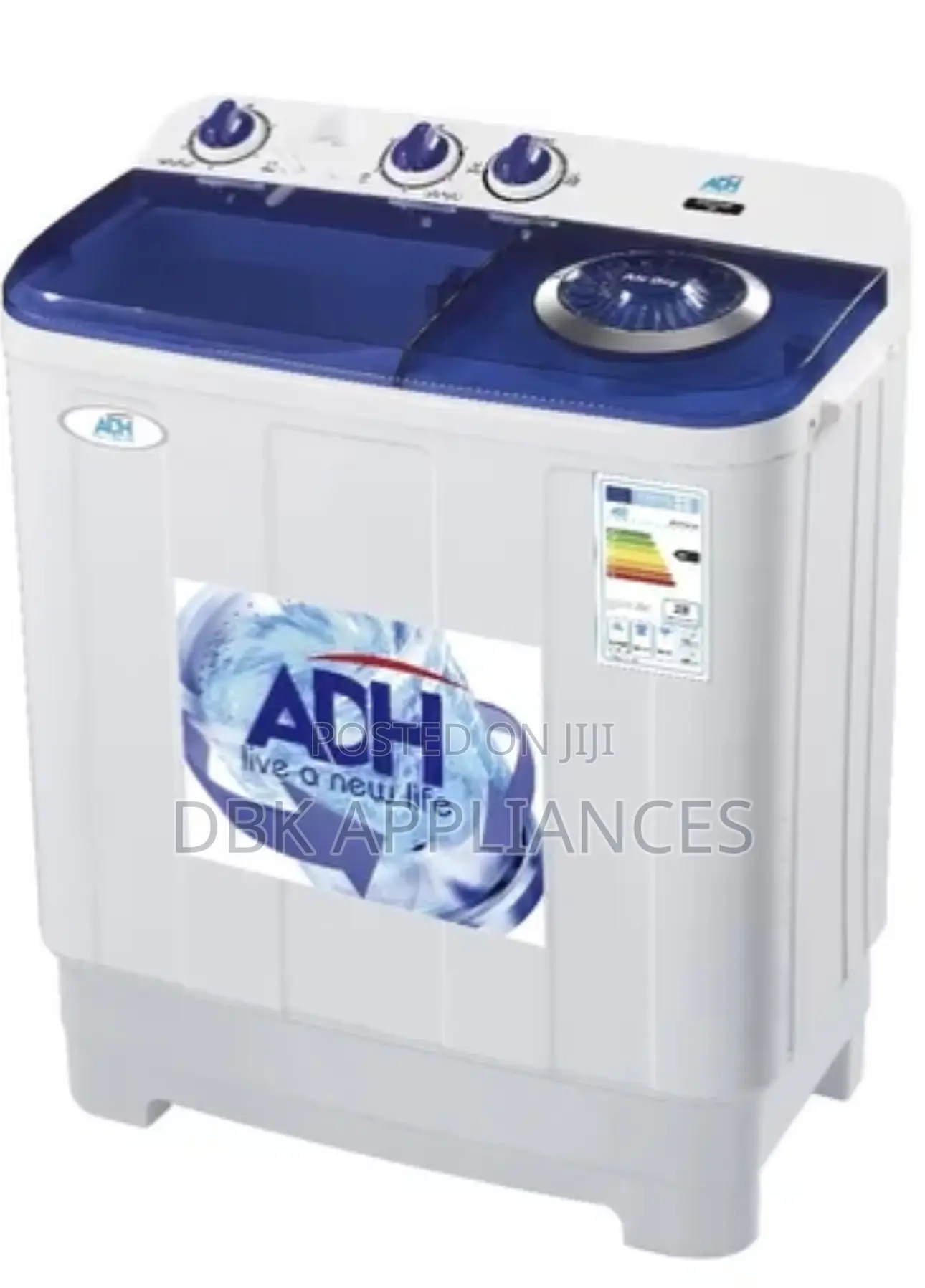 Adh 6kgs Twin-Tub Washing Machines Beyi Powa