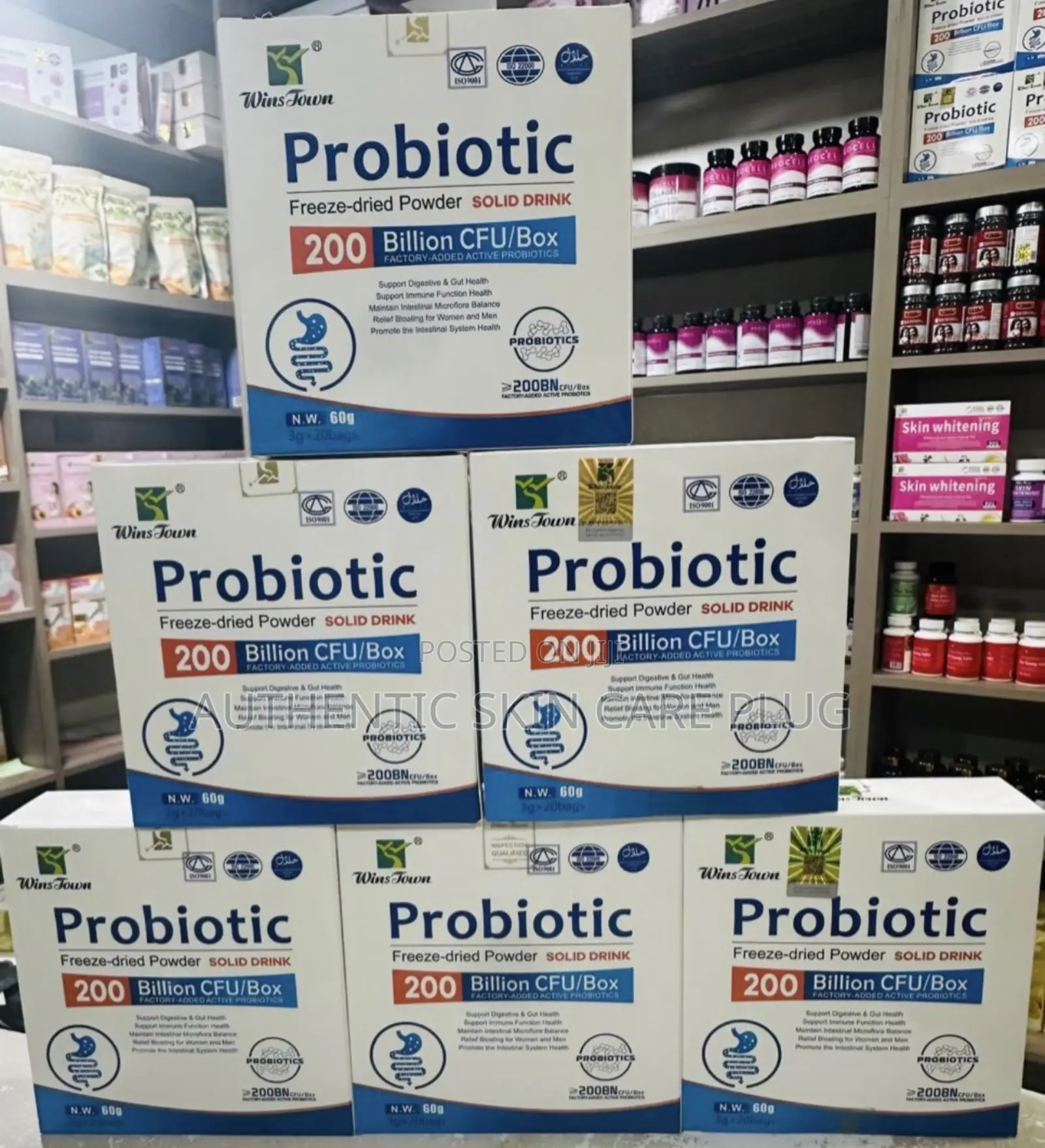 Probiotic Freeze-Dried Powder Drink to Support Digestive Health.