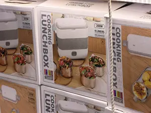 Portable Self Cooking Electric Lunch Box, 2l Mini Rice Cooker