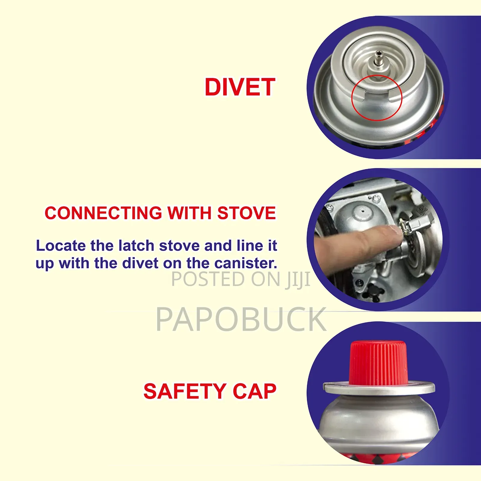 400ml - Butane Gas for Camping Stoves