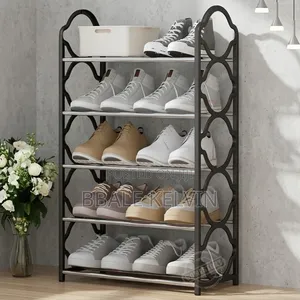 Shoe Rack Organiser 10 Pairs Metallic