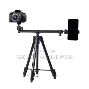Jmary Kp-2207 Professional Overhead Vloging Tripod a 2-in-1 Design.