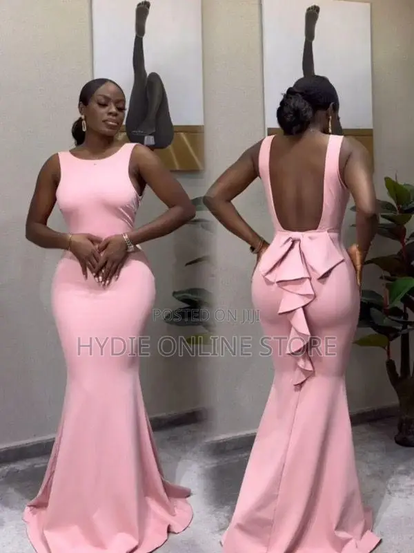 Backless Mermaid Party Dress