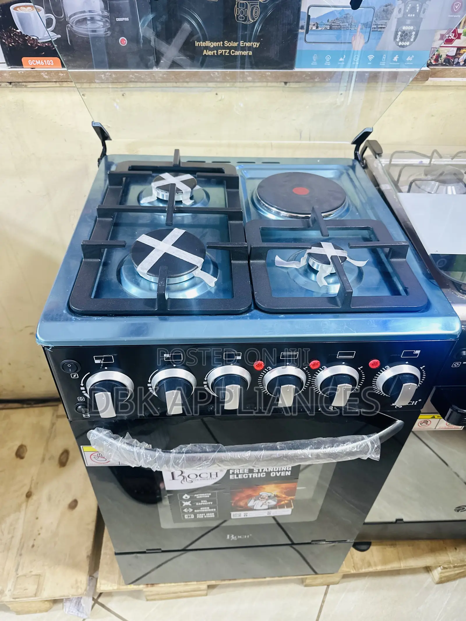 Roch Cooker 3gas, 1electric With Electric Oven at Affordable Price