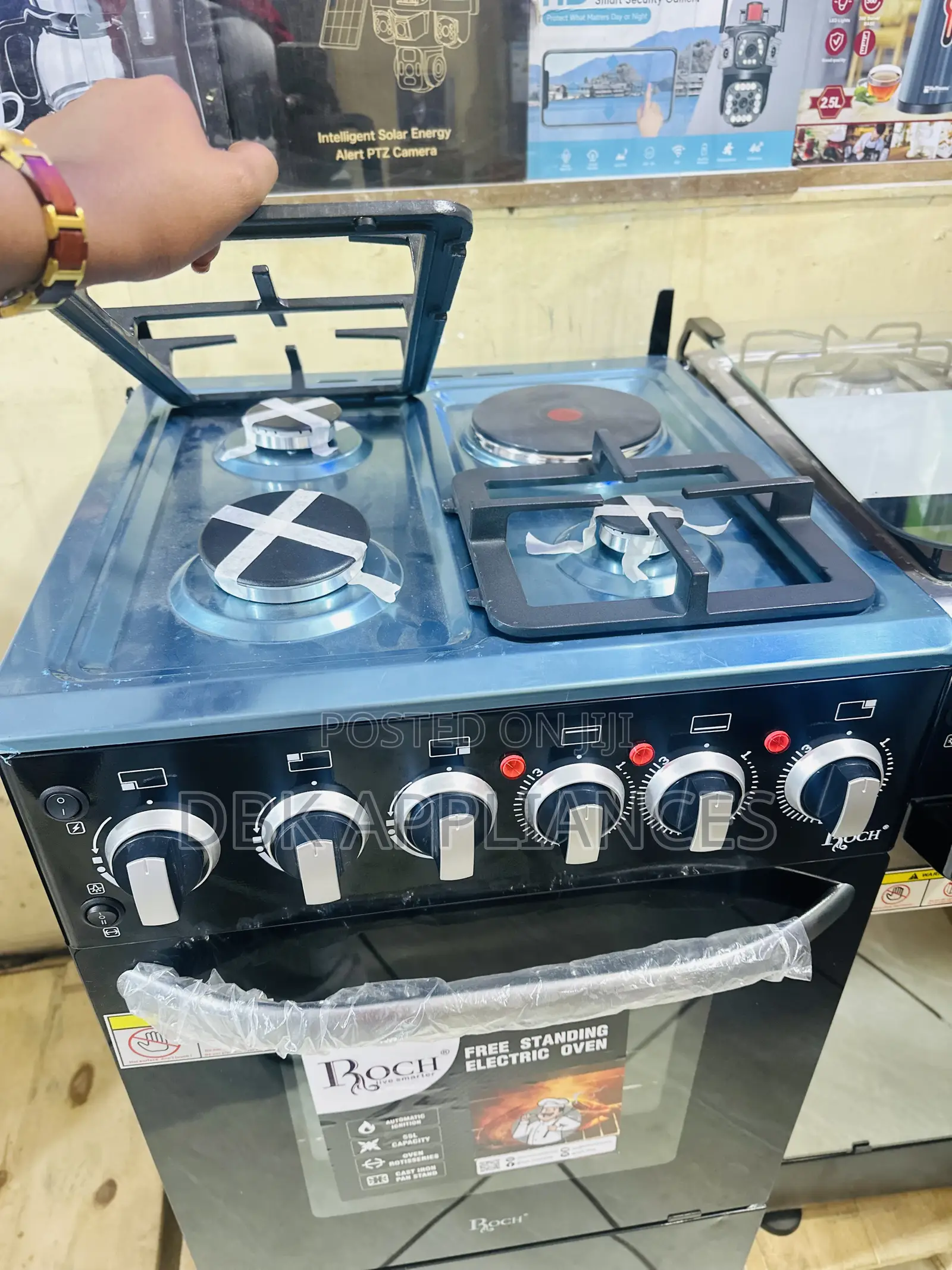 Roch Cooker 3gas, 1electric With Electric Oven at Affordable Price