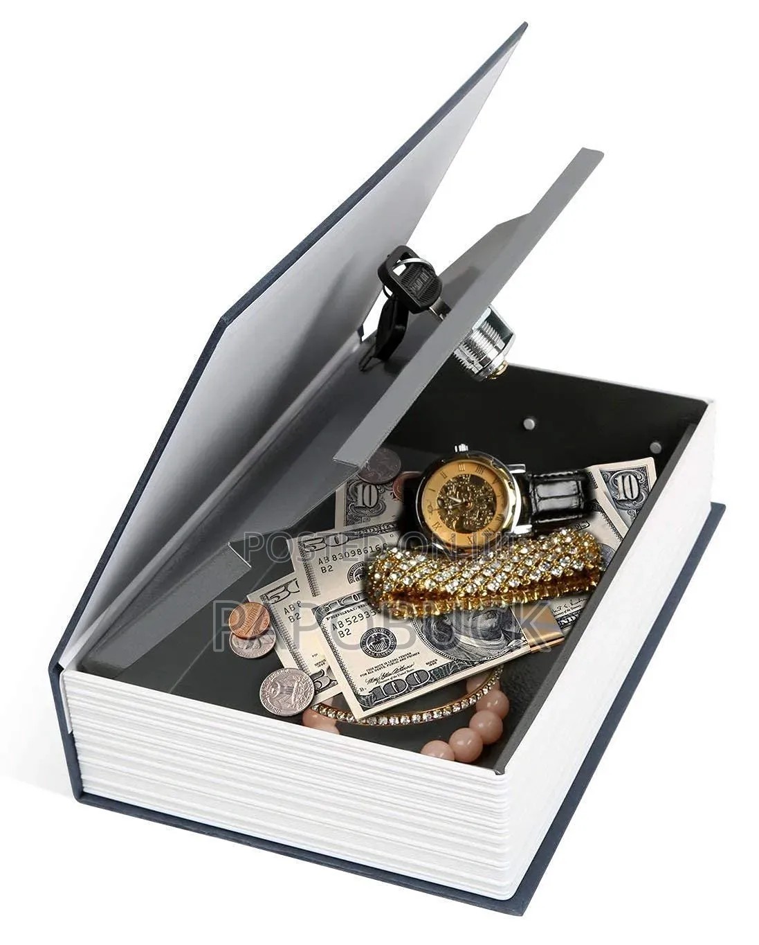 Metal Book Safe Locker For Hiding Cash, Jewellery, Passport And Others