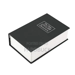 Metal Book Safe Locker For Hiding Cash, Jewellery, Passport And Others