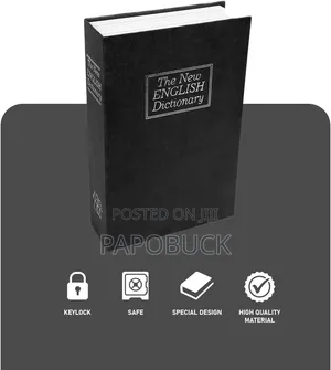 Metal Book Safe Locker For Hiding Cash, Jewellery, Passport And Others