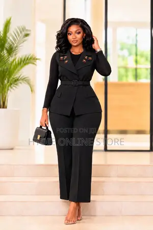 Floral Ladies Suit Three-Piece