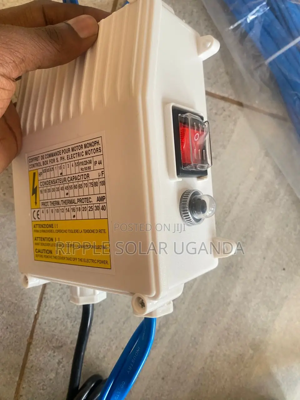 1100w Ac Deep Well Submersible Pump 129m Head 5800l/H