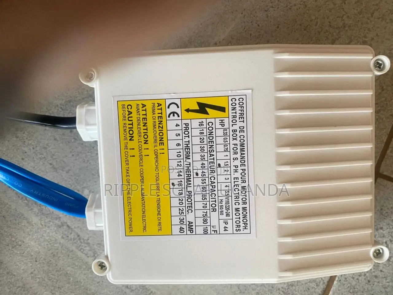 1100w Ac Deep Well Submersible Pump 129m Head 5800l/H