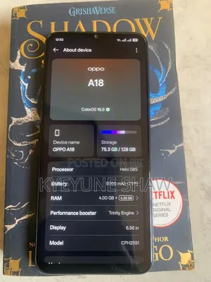 Oppo A18 128 GB Black
