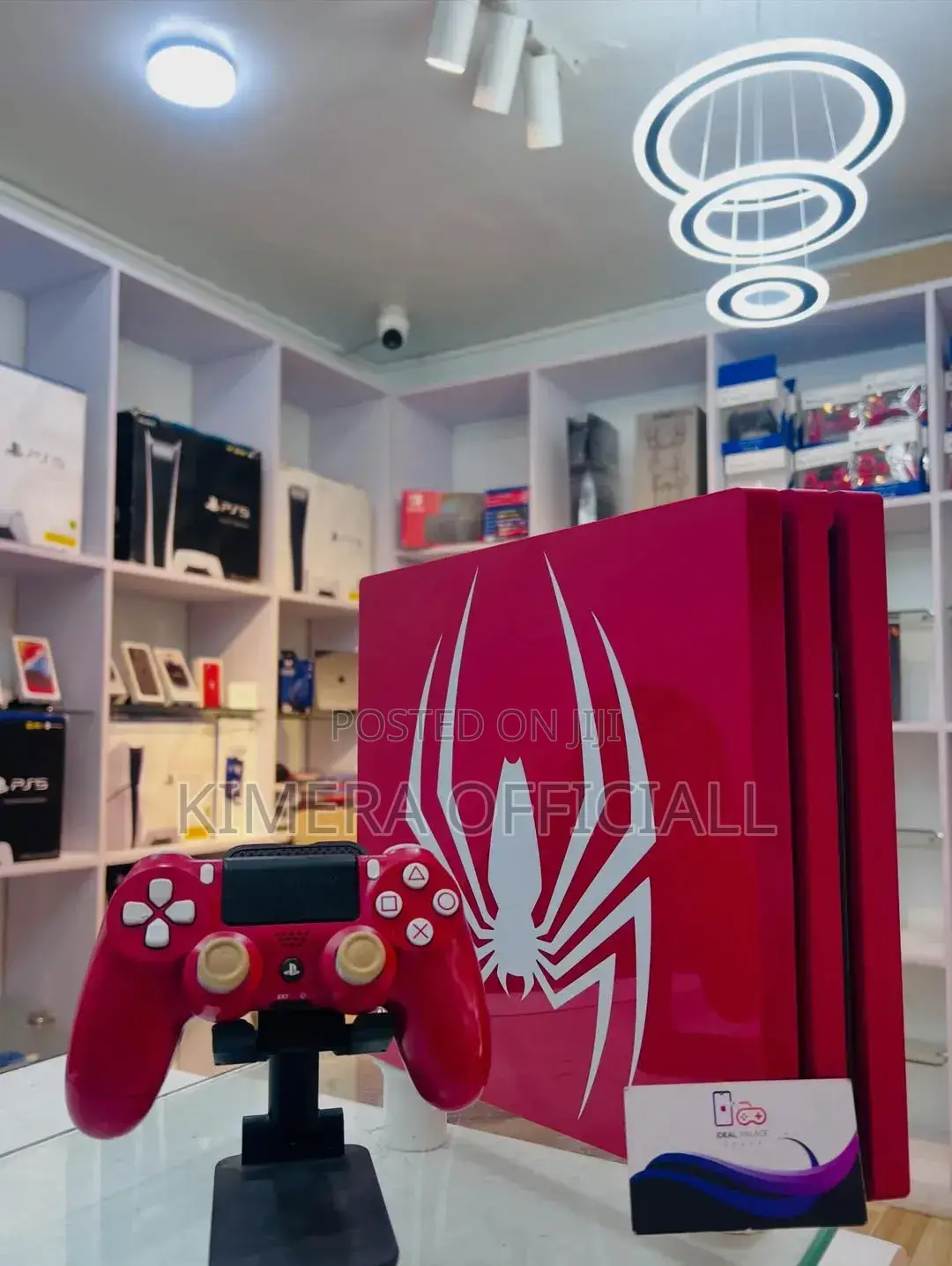 Rare Spider-Man Ps4 Pro Limited Chipped Bundle 35 Games 2 Pads