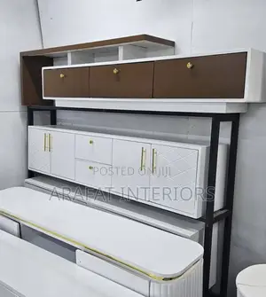 Moderna White Walnut Floating Media Console