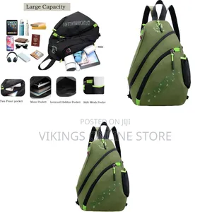Waterproof Travel Backpack Shoulder Bag Sling Bag for Men Women