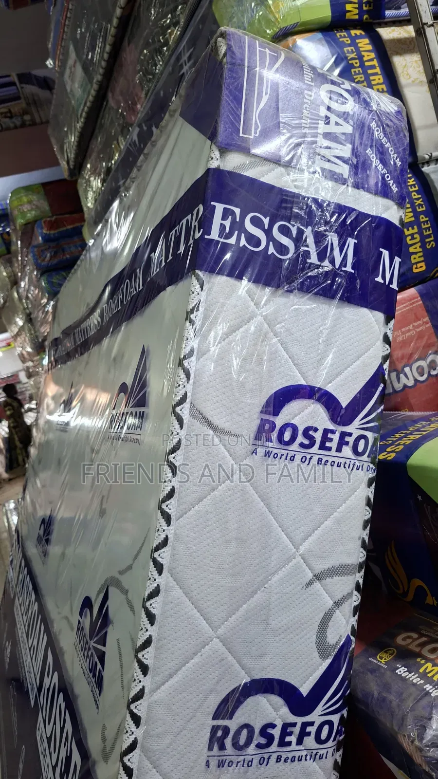 Super Rose High Density 6*6*8. Inches