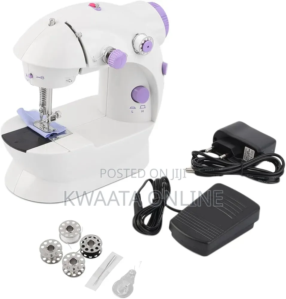 Mini Sewing Machine, Portable Household Beginners, With Foot Pedal