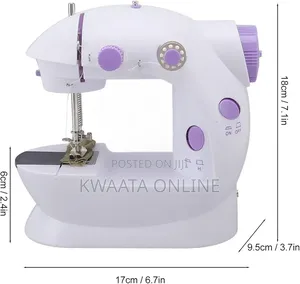 Mini Sewing Machine, Portable Household Beginners, With Foot Pedal