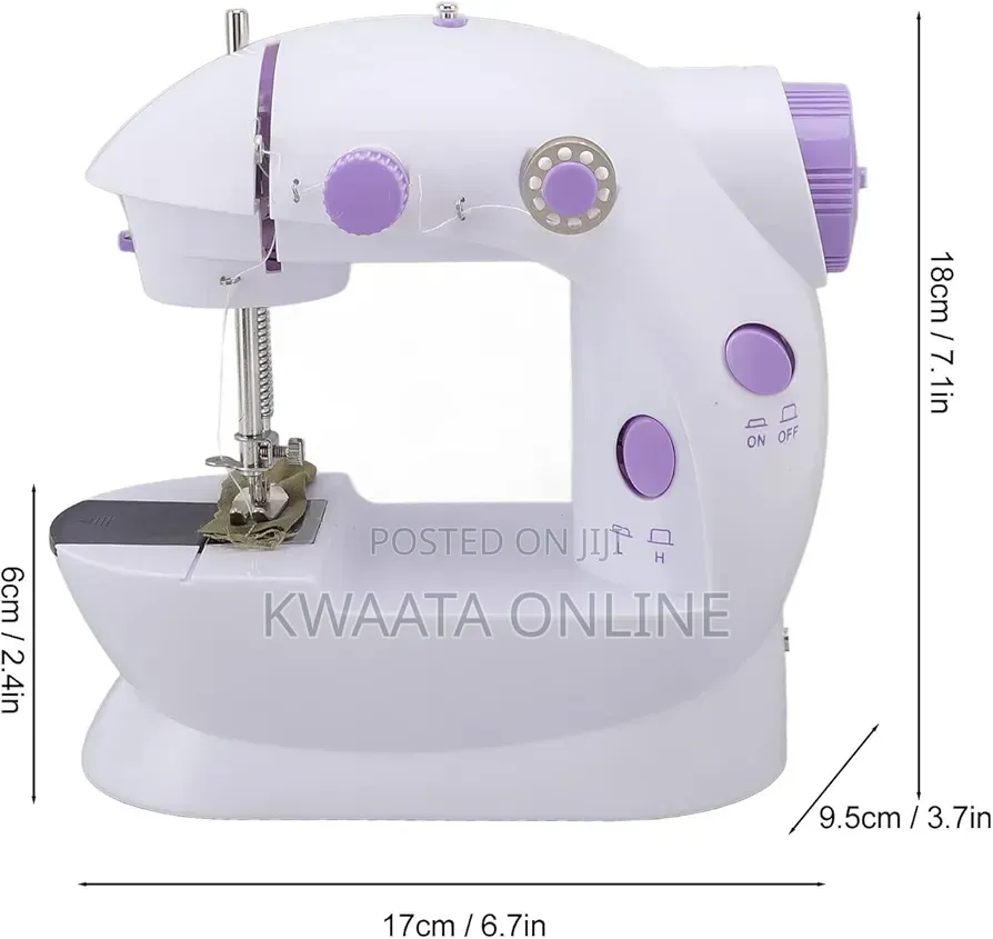 Mini Sewing Machine, Portable Household Beginners, With Foot Pedal