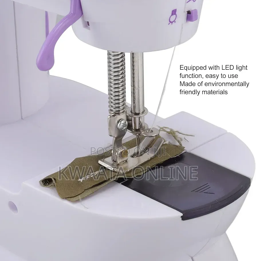 Mini Sewing Machine, Portable Household Beginners, With Foot Pedal