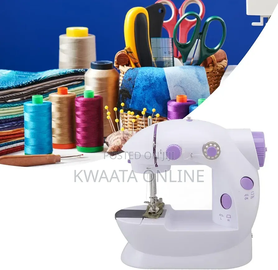 Mini Sewing Machine, Portable Household Beginners, With Foot Pedal