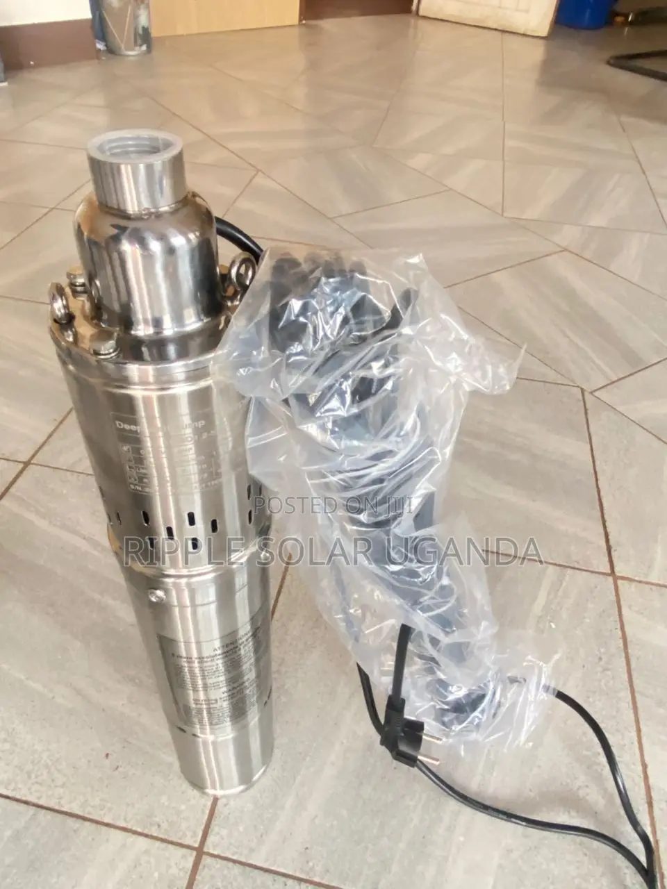 370w Ac Deep Well Submersible Pump 95m Head 2100l/H