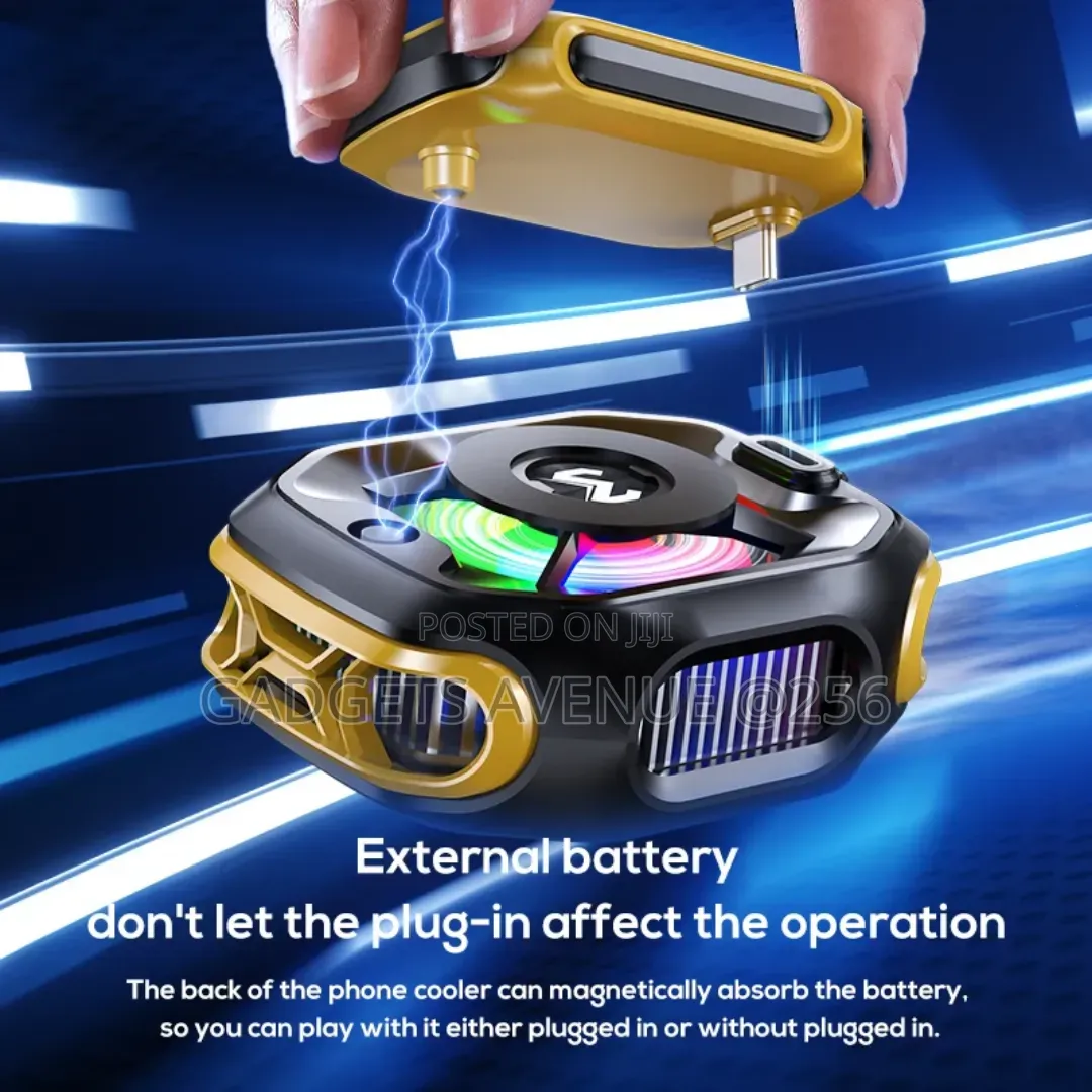 Memo Cx12 Magnetic Cooler Fan, Which Features RGB Lighting