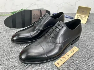 Original Cap Toe Oxford Leather Shoes_black Brown