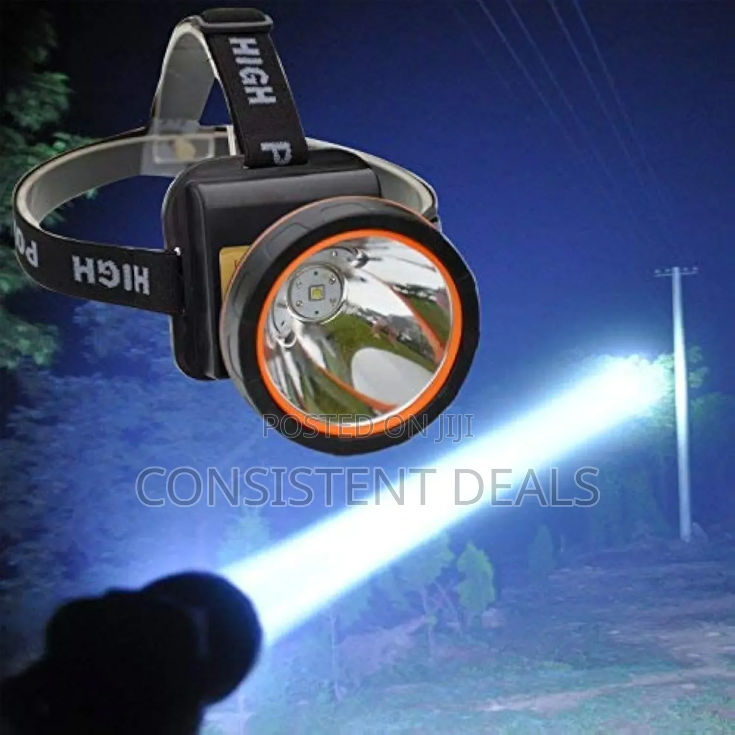 Rechargeable Outdoor Headlamp
