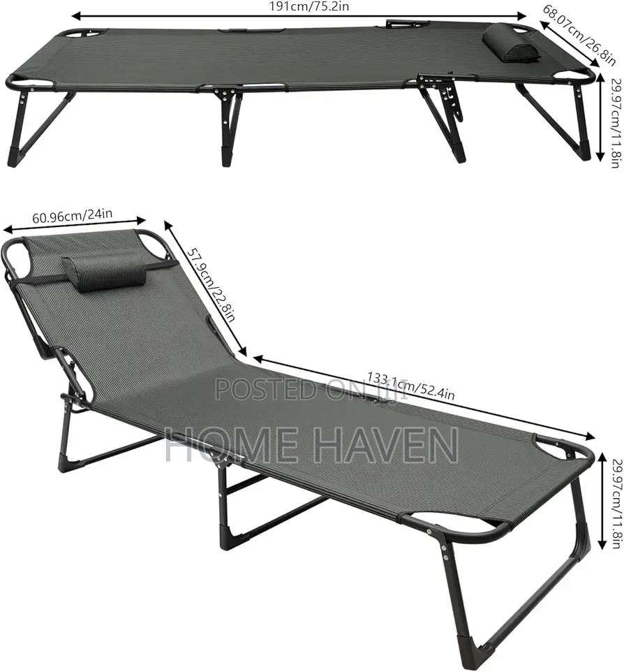 Foldable Recliner Lounge Bed