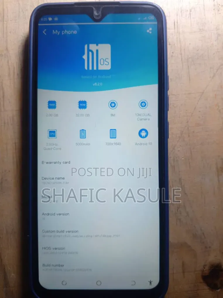 Tecno Spark 5 Air 32 GB Blue
