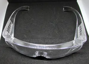 Safety Glasses Clear Lens Wide Frame Eye Protection Lab Goggles