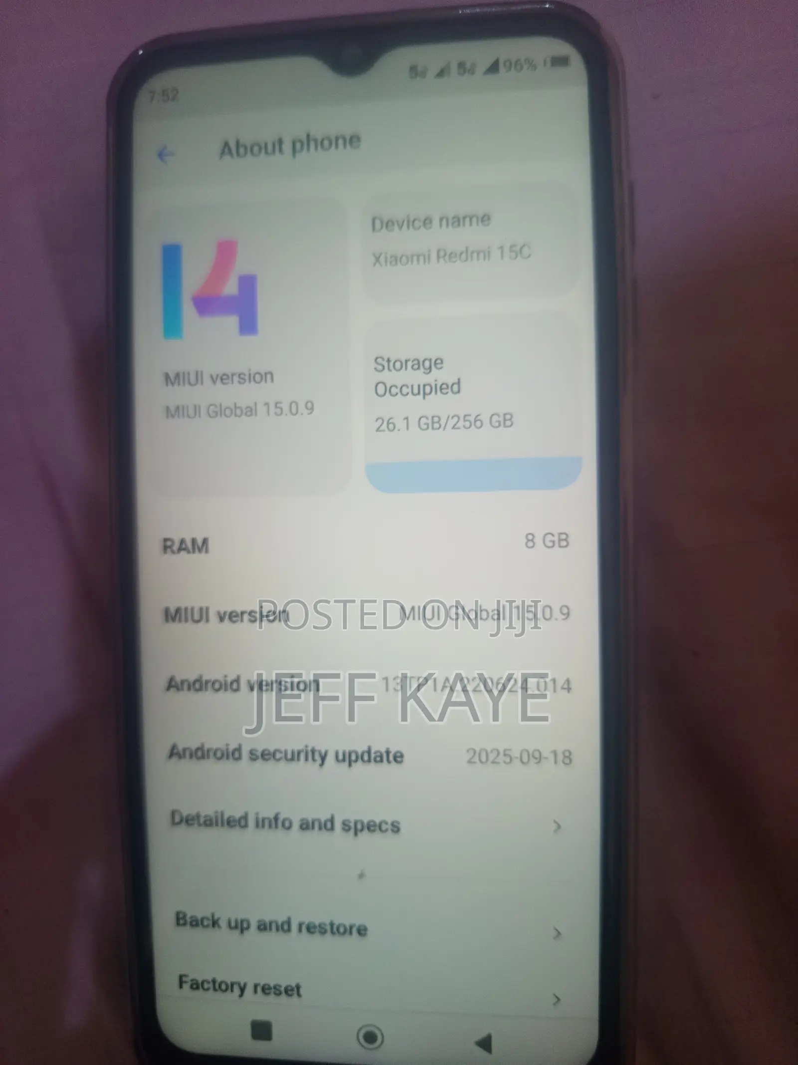 Xiaomi Redmi 15C 4G 256 GB Black