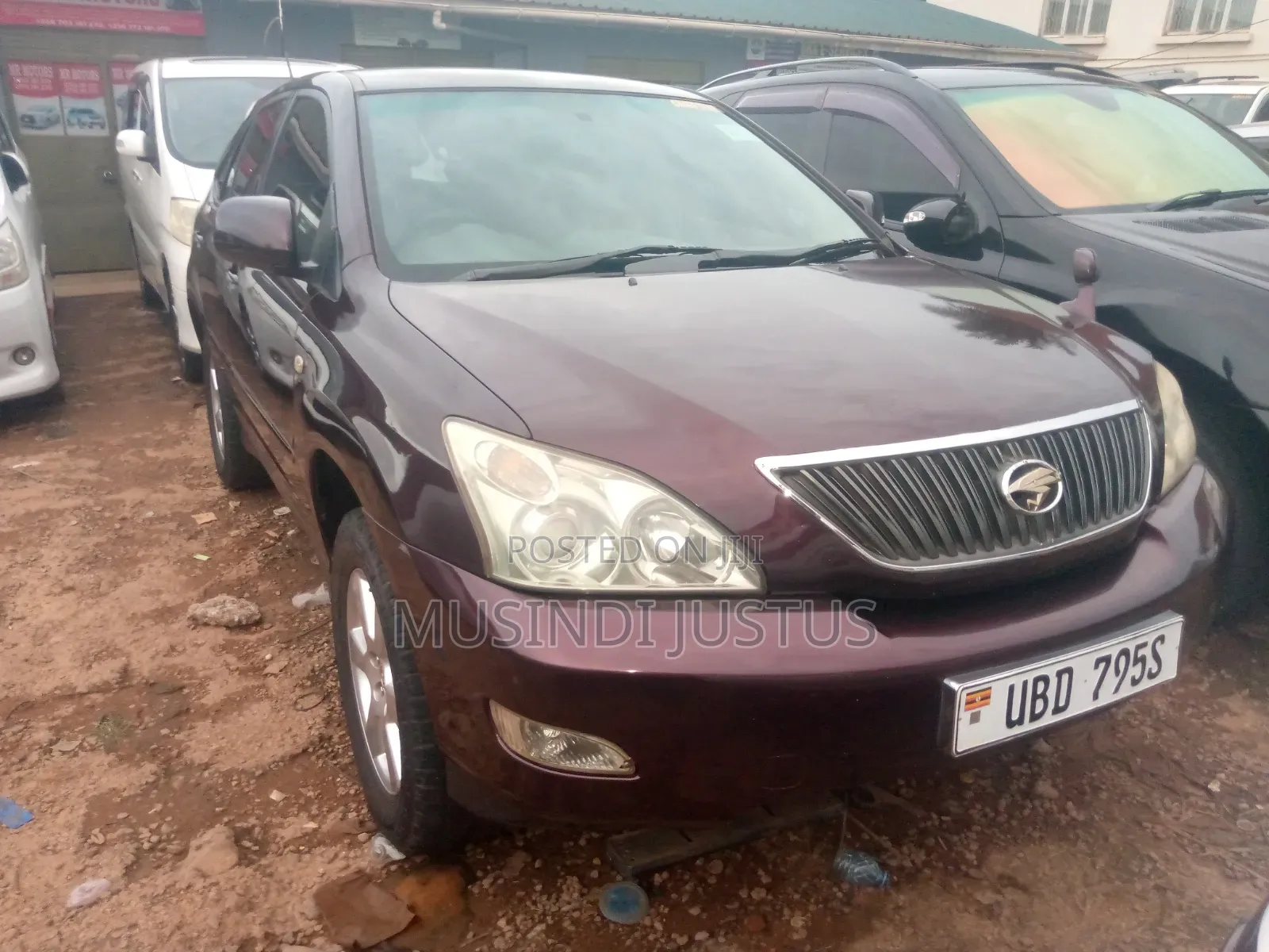 Toyota Harrier 2008 Maroon