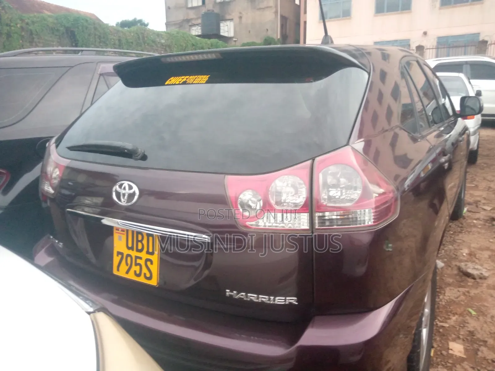 Toyota Harrier 2008 Maroon