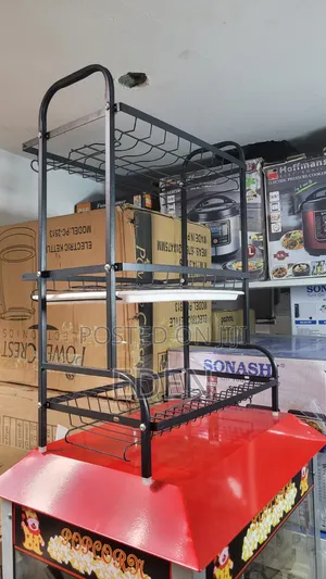 Three-tier Black Metal Dish Drying Rack