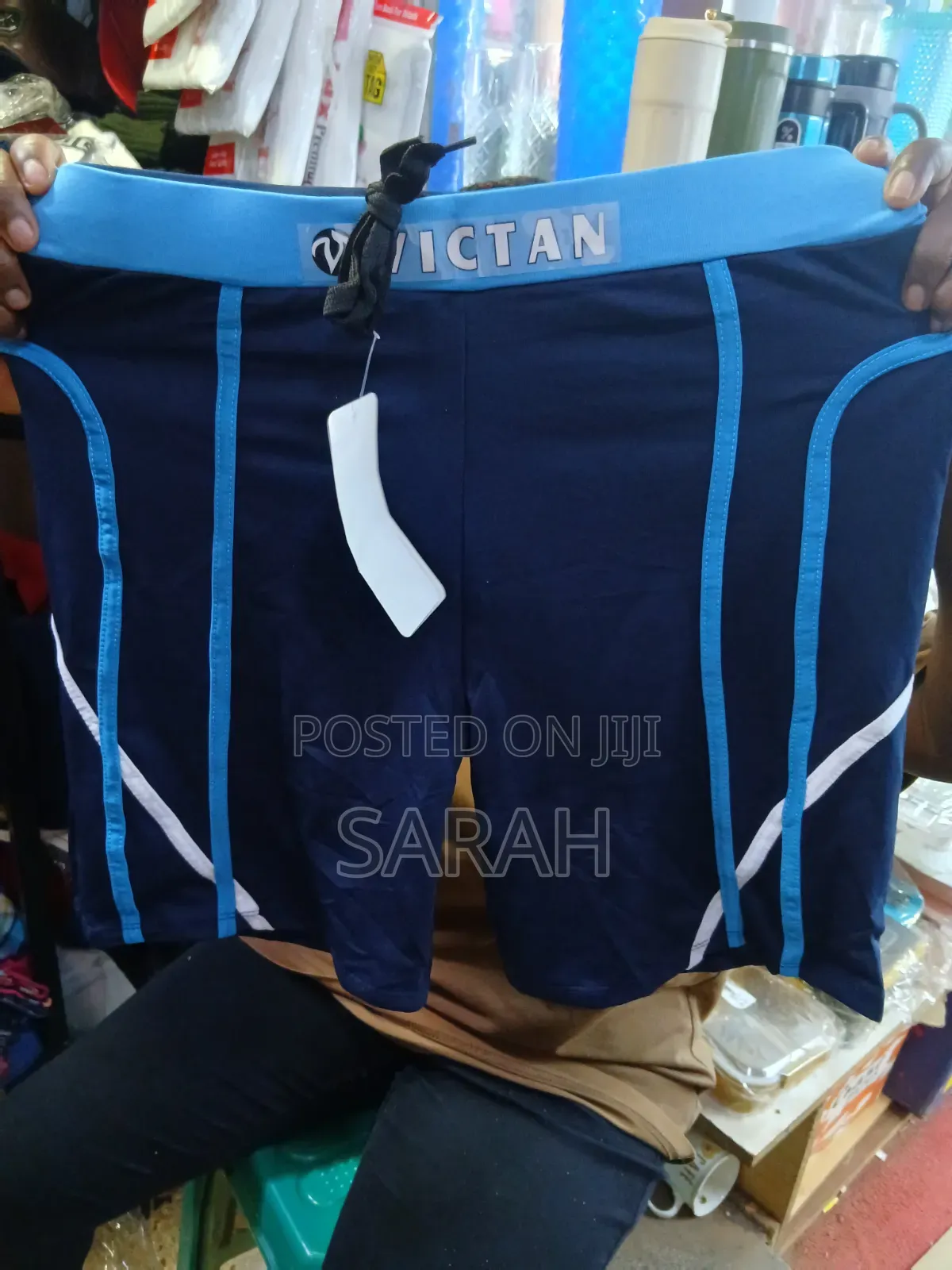 This Victan Brand Navy Blue Sports Short