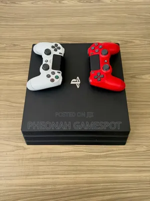 Ps4 Pro With 2 Brand New Controllers and 32 Games: High Performance