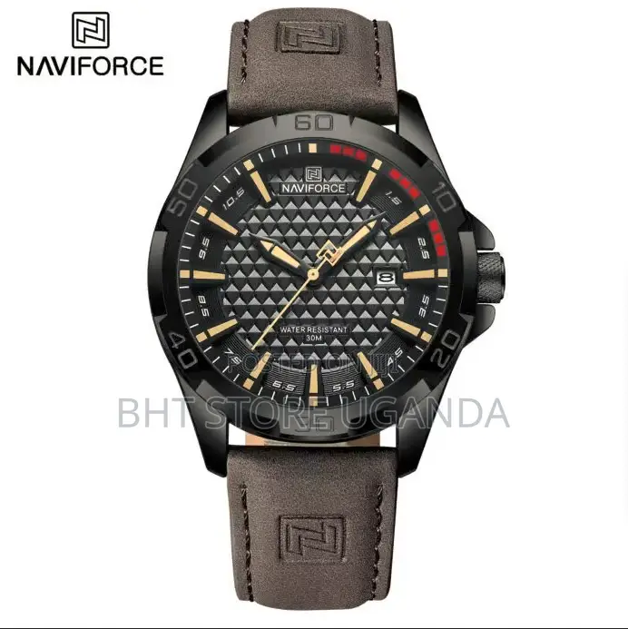 Naviforce 8023 Leather Watch