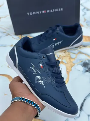 Blue Tommy Hilfiger Sneakers. Casual